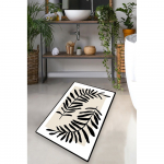 Vonios kilimėlis juodos spalvos/smėlio spalvos 70x120 cm Casting – Foutastic