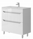 Vonios spintelė su praustuvu NEO-80 balta