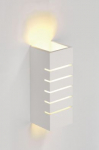 Wall light, GL 100 SLOT, square, white plaster, E14, max. 40W 148010 | 4024163093415