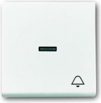 With >Bell< icon. For flush-mounted push switch. 2CKA001751A2754 | 4011395995938