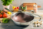 WOK kepimo keptuvė su dangčiu 32 cm EDENBERG EB-14110