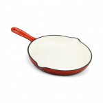 XANTEN emaliuota ketaus keptuvė 26 cm skersmens - raudona