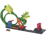 Žaidimų rinkinys HOT WHEELS "Drakonas užpuolęs gaisrinę"