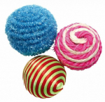 Žaislas katei - Trijų kamuoliukų rinkinys, 4 cm skersmens