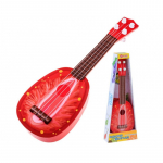 Žaislinė ukulėlė vaikams, braške - 37cm