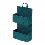 Žalias dviejų pakopų pakabinamas krepšys Compactor Bristol