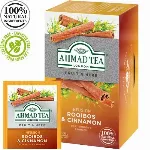 Žolelių arbata AHMAD ROOIBOS & CINNAMON, 20 vokelių po 1,5g