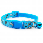 Zoo Pet Sky Blue antkaklis katėms ir šunims žydras; 19-32cm