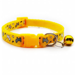 Zoo Pet Yellow antkaklis katėms ir šunims geltonas; 19-32cm