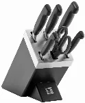 ZWILLING Four Star virtuvinių peilių rinkinys 35145-007-0 7 dalių juodas