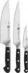 Zwilling Virėjo peilis, kumpio peilis ir daržovių peilis Zwilling Pro 3 dalys