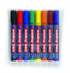 Žymeklių baltai lentai rinkinys Edding 360, 1.5-3mm, apvaliu galiuku, 8 spalvos