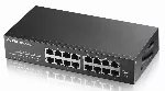 Zyxel GS1100-16, nevaldomas, Gigabit Ethernet (10/100/1000), montuojamas į stovą, montuojamas ant sienos
