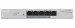 ZYXEL GS1200-5HP, 5 PORT GIGABIT POE+ WEBMANAGED SWITCH, 4X POE, 60 WATT | GS1200-5HPV2-EU0101F