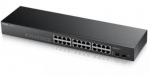 ZYXEL GS1900-24, 24-PORT GBE L2 SMART SWITCH, RACKMOUNT, FANLESS, V2 | GS1900-24-EU0102F