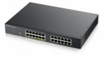 ZYXEL GS1900-24EP, 24-PORT GBE L2, 12 PORT POE SMART SWITCH, RACKMOUNT, 130 WATT | GS1900-24EP-EU0101F