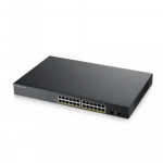 ZYXEL GS1900-24HP V2, 24-PORT GBE L2 POE SMART SWITCH, RACKMOUNT, 170 WATT | GS190024HPV2-EU0101F