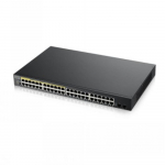 ZYXEL GS1900-48HP V2, 48-PORT GBE L2 SMART SWITCH, 170 WATT RACKMOUNT | GS190048HPV2-EU0101F